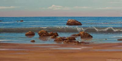 Indian ocean. Gokarna. Kudle beach